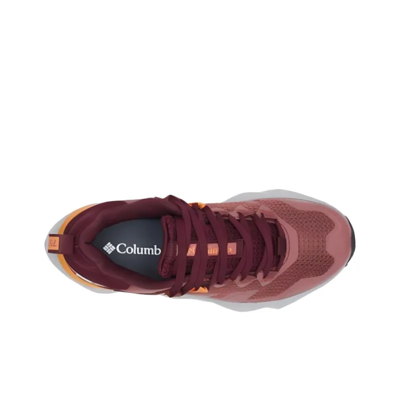 Columbia FACET 75 Cushioned Slip Resistant Abrasion Resistant Low Top Hiking Shoes Women's Red-2