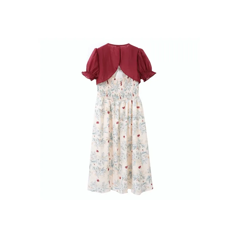 KUNZHUDAXIANG Short Sleeved Dress Women's-1
