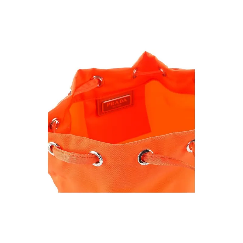 PRADA Nylon Makeup Bags Toiletry Bags Women's Orange-5