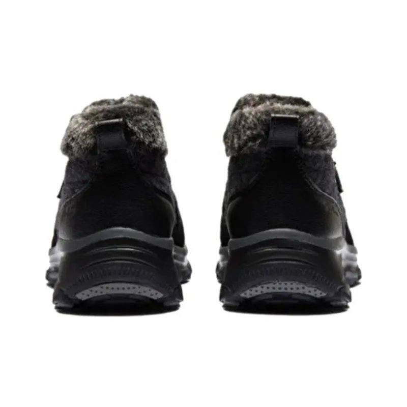 Skechers Easy Going Warm Vibez Ankle Boots Women's Black Gray-4