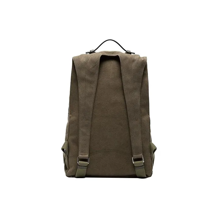 Valentino Canvas Backpack Men's Green-2