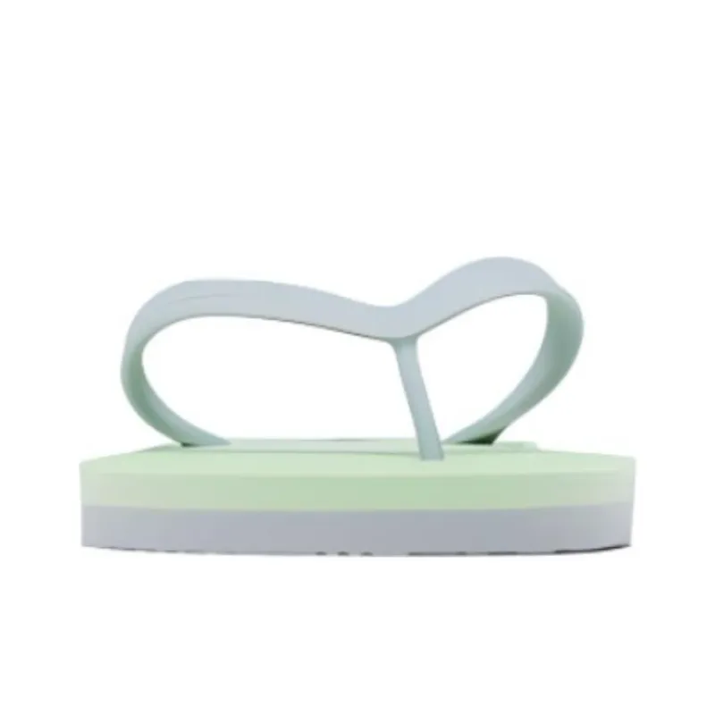 Columbia Amphibian Shoes Collection Slip-Resistant Flip Flops Women's White Green-2