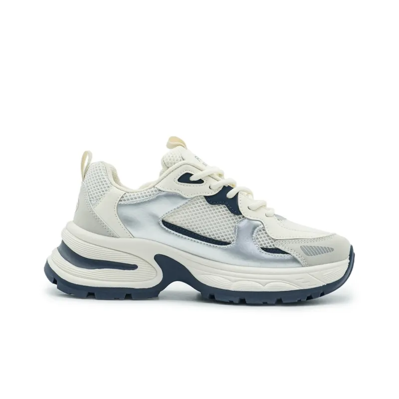 Humanism 1986 Cushioned Wear-Resistant Breathable Lightweight Height Increasing Low-Top Chunky Sneakers Women's-7