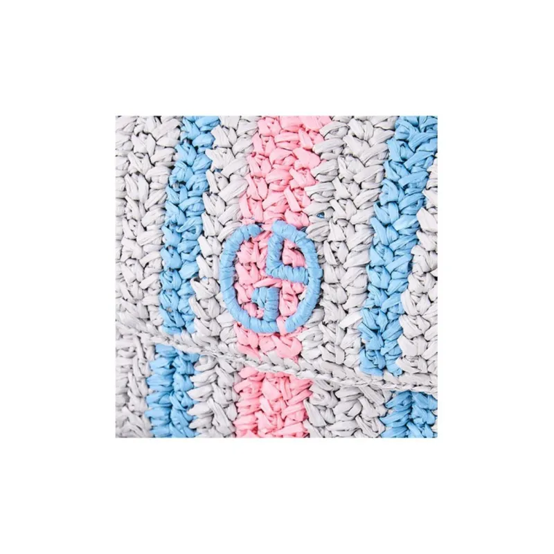GIORGIO ARMANI Viscose Shoulder Bag Crossbody Bag Regular Women's White & Multicolor-3