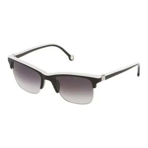 CarolinaHerrera Acetate Browline Sunglasses Women's Black