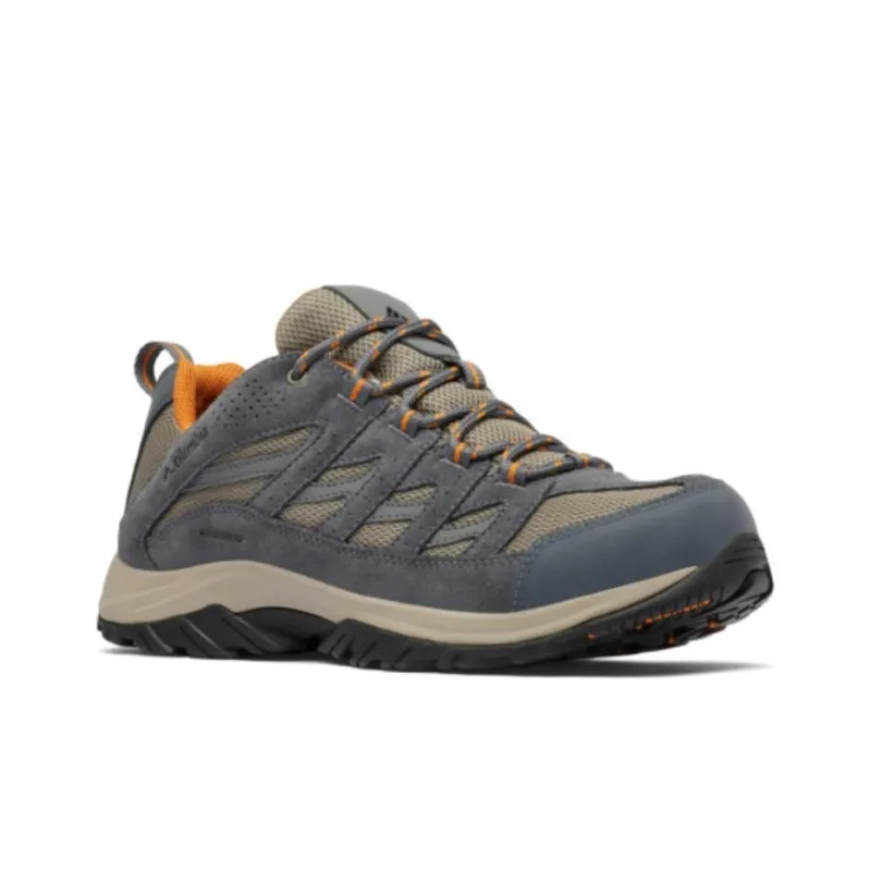 Columbia CRESTWOOD Waterproof And Breathable Low-Top Trekking Shoes Men's Gray Beige-1