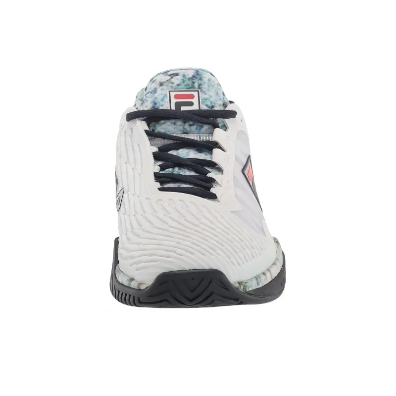 FILA Anti Slip Wear Resistant Low Top Running Shoes Men's White-3