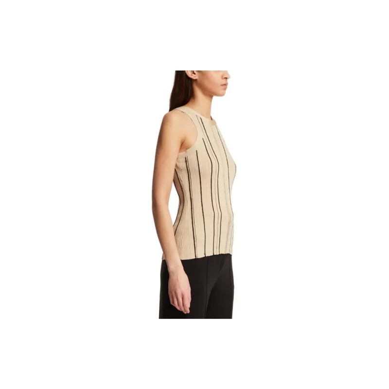 TOTEME Braid Ribbed Tank Top-2