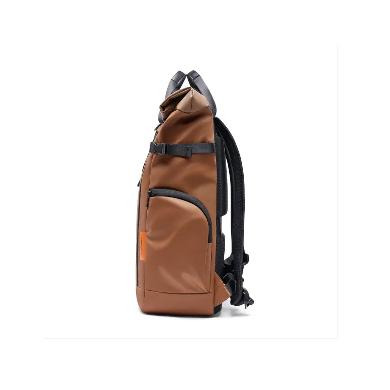 TANGCOOL Nylon Fabric Backpack Large Size Men's Black-14