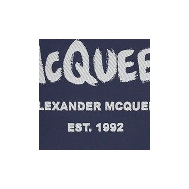 Alexander McQueen Polyester Fanny Pack Men's Blue-3