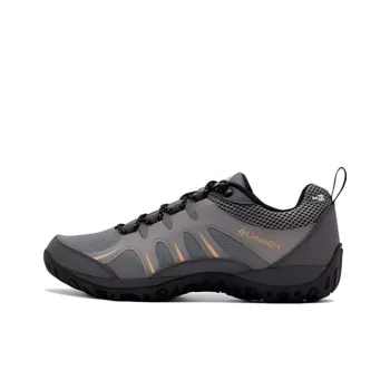 Columbia Anti Slip Wear Resistant Low Top Mountaineering Shoes, Hiking Shoes Men's Gray