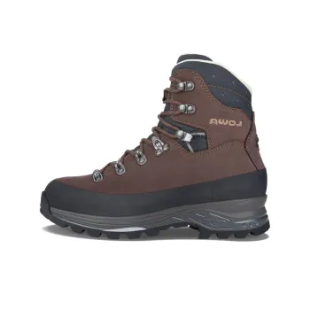 Lowa Baffin Pro LL II Anti-Slip Wear-Resistant High-Top Trekking Shoes Women's Brown Black
