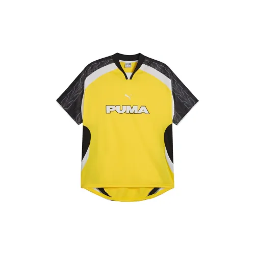 PUMA Football T-Shirts Unisex Bell Yellow