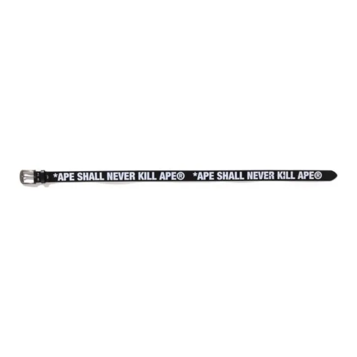 Bape A BATHING APE Leather Belt-2