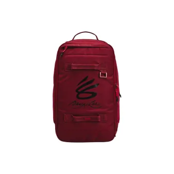 Under Armour Polyester Backpack Regular Unisex Red & Black