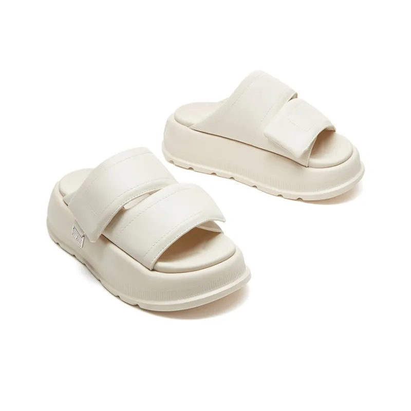 BOREE Slide Slippers Women's Yue White/Cool Black-1