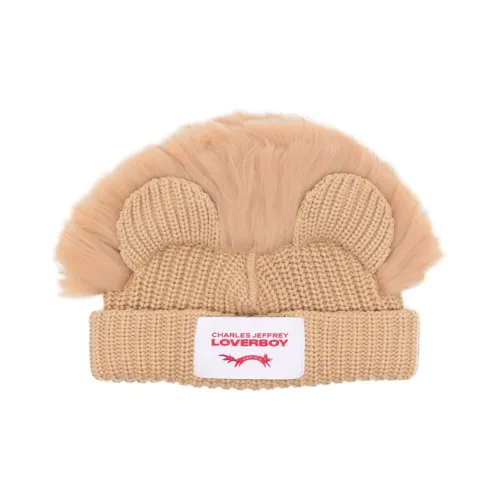 CHARLES JEFFREY Loverboy Chunky Lion Cotton Beanie