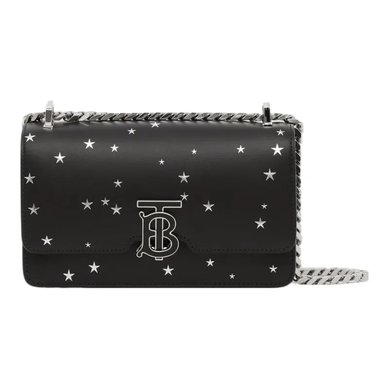 Burberry Calfskin Small Square Bag Shoulder Bag Crossbody Bag Mini Women's Black-0