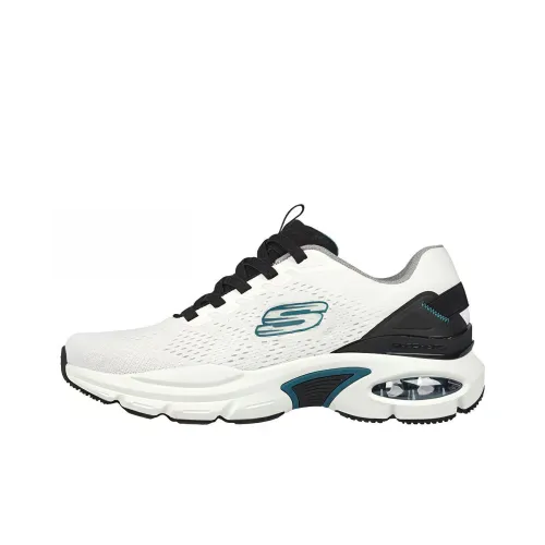 Skechers Anti Slip Wear Resistant Low Top Casual NVGY pentru Men's Black White