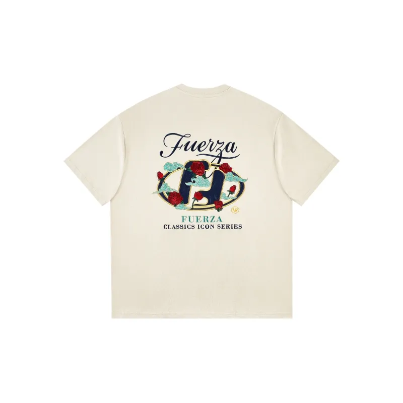 FUERZA Drop Shoulder Sleeve T-Shirt Unisex-5