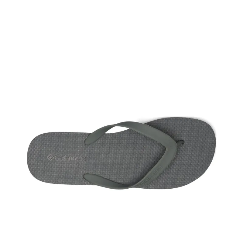 Columbia Slip-Resistant Quick Dry Flip Flops Men's Green Gray-3