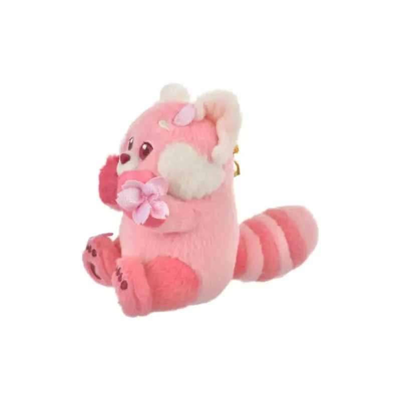 Disney Red Panda Velvet Keychain Dolls Plush Pendant 13cm Height-1