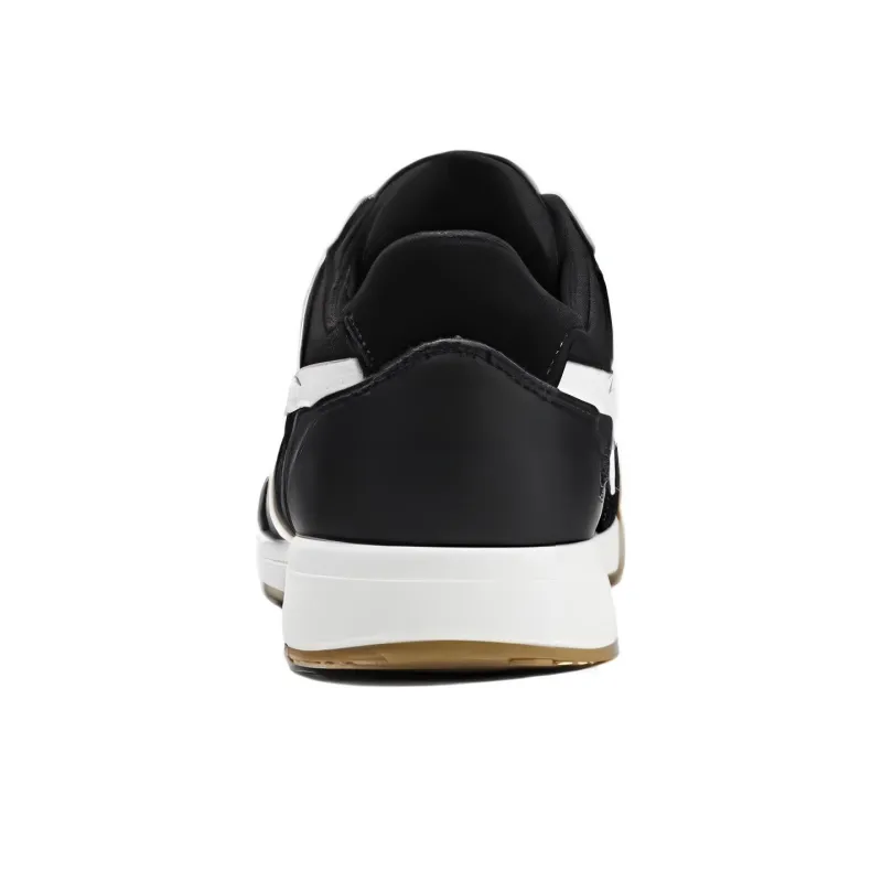 Skechers Street Breathable Low Top Casual Shoes Men's Black White-3