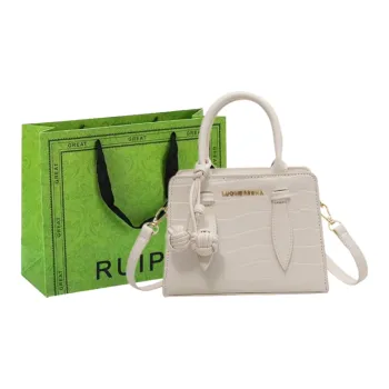 RUIPAI Pu Small Square Bag One Shoulder Handbag Regular Women's Pink/White/Black
