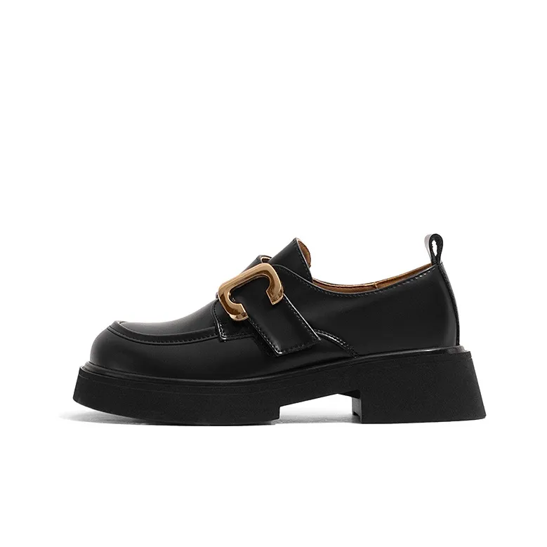 Old Meow British Style Loafers 5cm Women's-0
