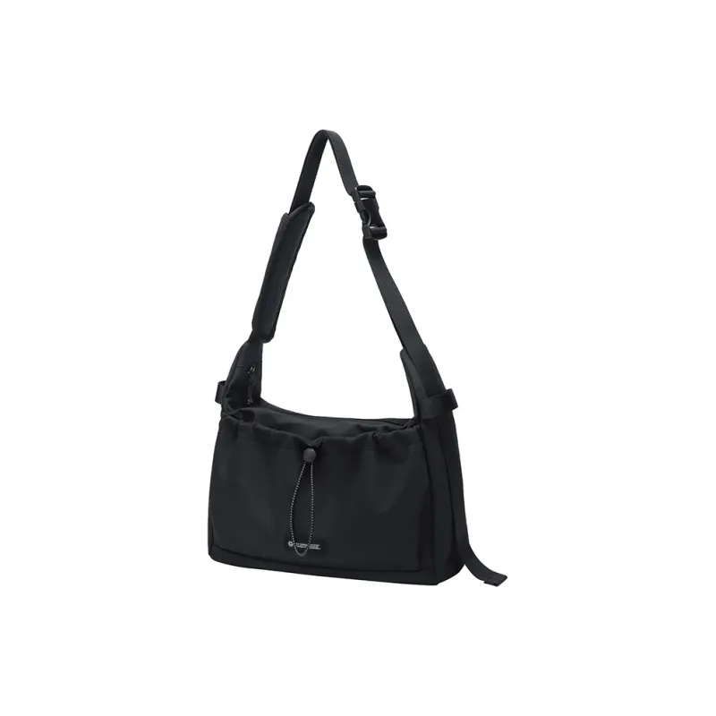 GOLF Fabric Shoulder Bag, Crossbody Bag Regular Unisex Raven Black/Light Apricot-0