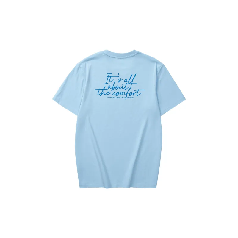 Skechers SS24 T Shirt Unisex Sky Blue-1