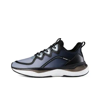 Swinsger Running Shoes Unisex Low Top Misty Rain Gray/Midnight Blue