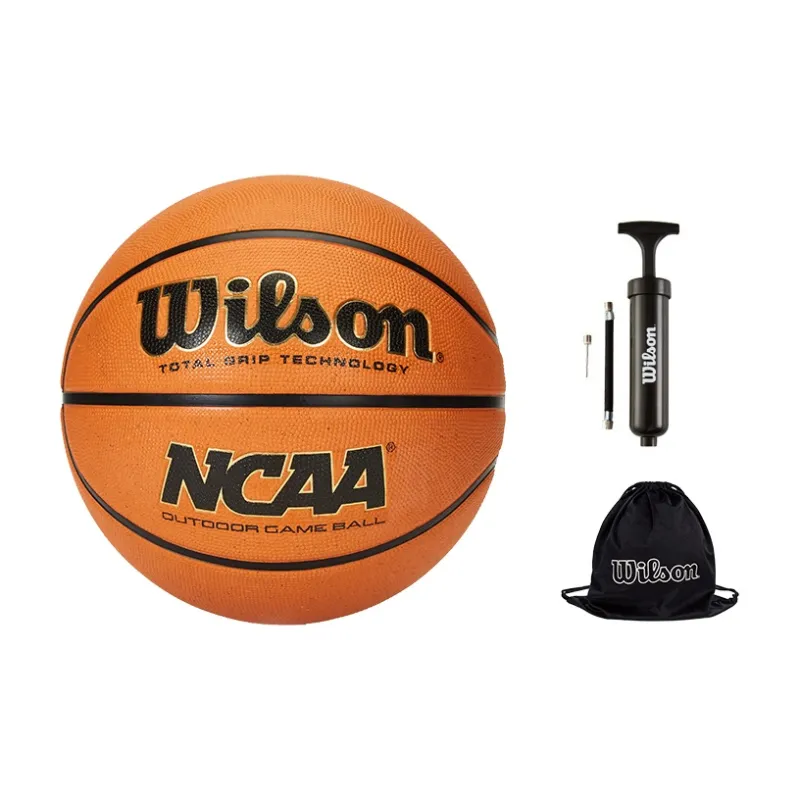 Wilson NCAA Rubber Basketball Brown Size 7 Training Unisex-9