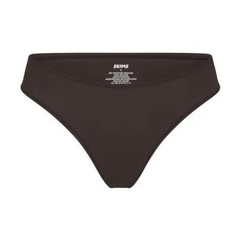 SKIMS FITS EVERYBODY CHEEKY BRIEF Underpants Women's 1 Pack ESPRESSO/Espresso Color