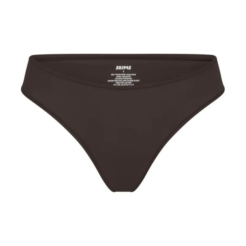 SKIMS FITS EVERYBODY CHEEKY BRIEF Underpants Women's 1 Pack ESPRESSO/Espresso Color-0
