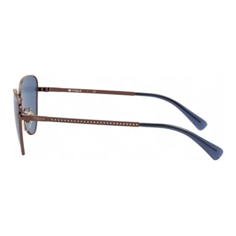 VOGUE Irregular Shape Sunglasses Women's Brown-3