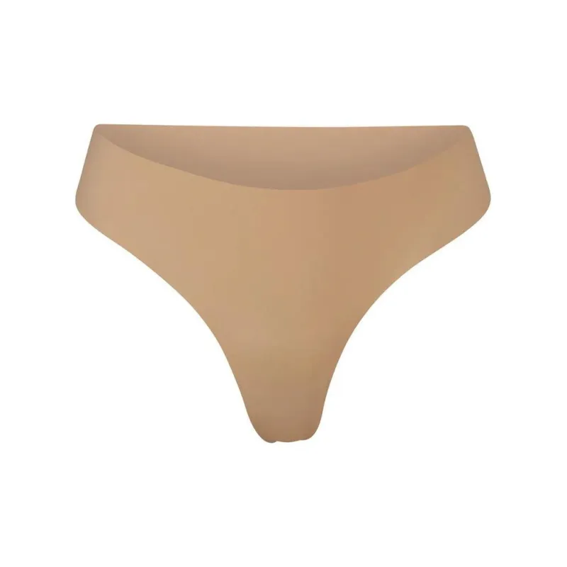 SKIMS NAKED DIPPED THONG Underpants Women's 1 Pack CLAY/Clay-0