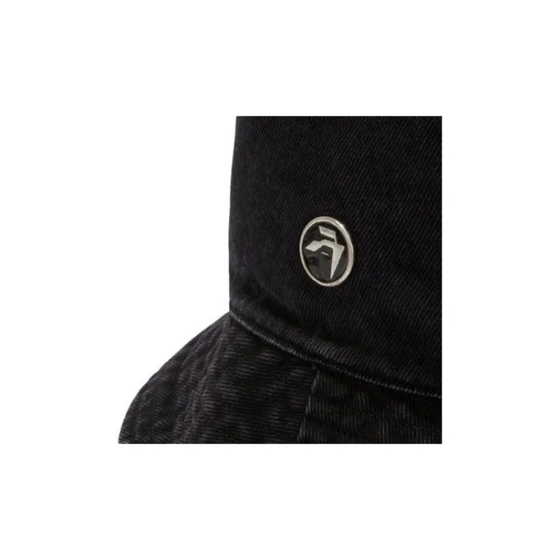 AMBUSH Logo appliqué Denim Bucket Hat-2