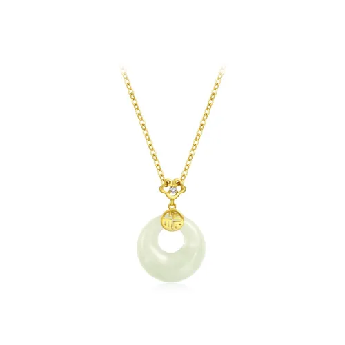 FANCI Hetian Jade Necklaces Green Jade Women's