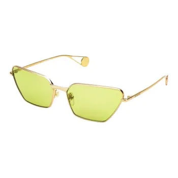 GUCCI Butterfly Sunglasses Women's Gold