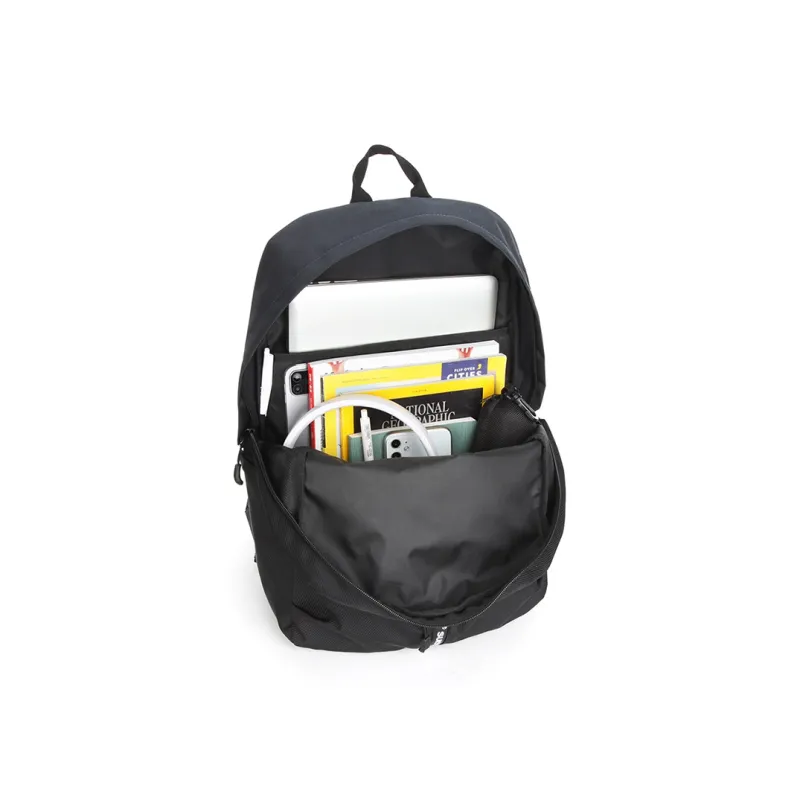 SUISSEWIN Polyester Backpack Regular Unisex Black/Gray/Blue-9