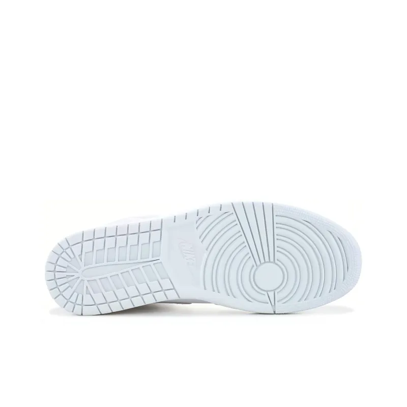 Jordan 1 Retro Mid White Platinum-4