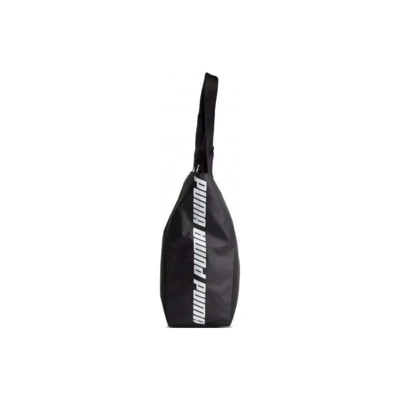 PUMA Canvas Canvas Bag Tote Bag Shopping Bag Handbag Regular Women's Black-1