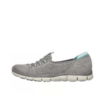 Skechers Gratis Durable Breathable Low-Top Casual Shoes Women's Green Gray