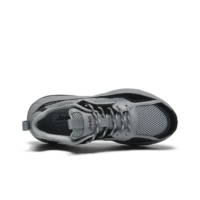 Jeep Anti Slip Wear Resistant Low Top Hiking Shoes Men's-3