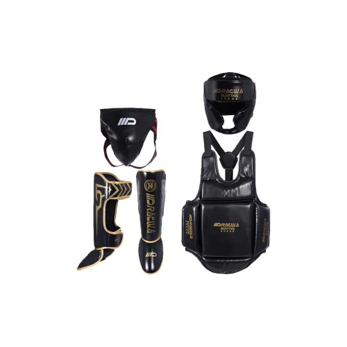 MUAYTHAI DRACULA Boxing Protective Gear Set Unisex Black White