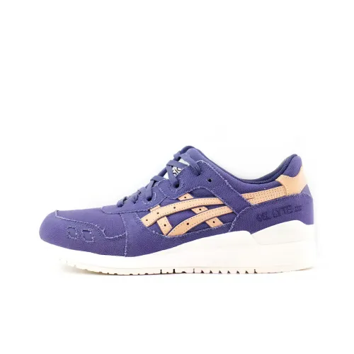 Asics Gel-Lyte 3 Wear-Resistant Low-Top Running Shoes Men's Purple Yellow