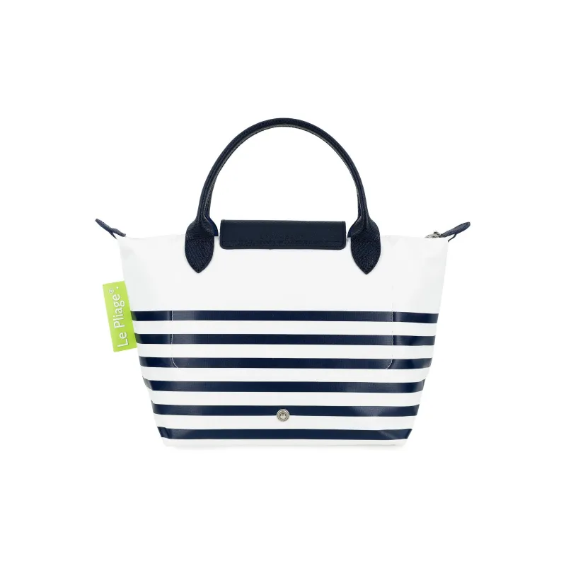 LONGCHAMP Le Pliage Handbags Marine Blue & White-2