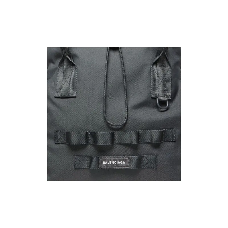 Balenciaga Army Fabric Tote Bag Shopping Bag Handbag Small Size Men's Gray-4