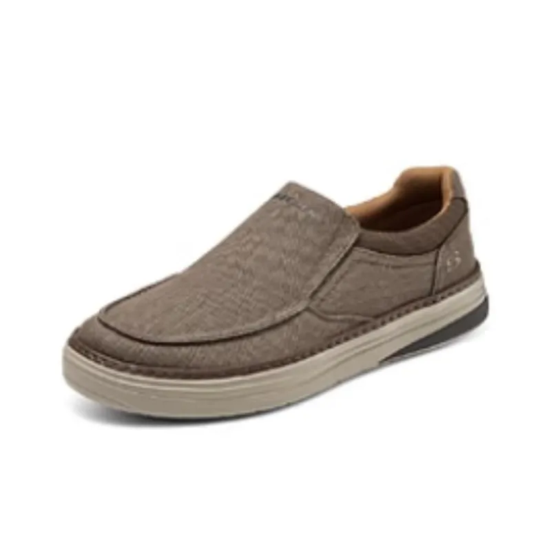 Skechers MENS USA Lightweight Low Top Canvas Shoes Men's Brown-2